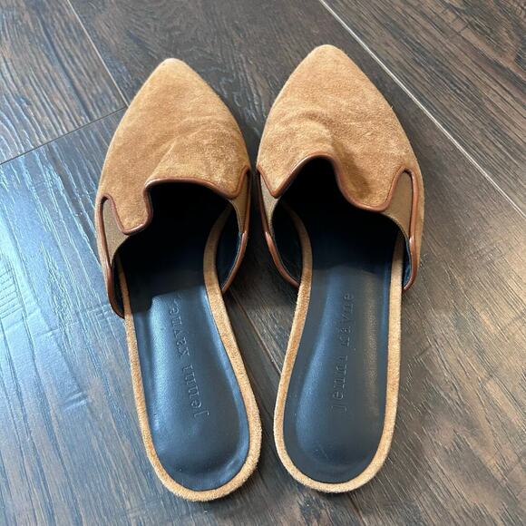 Jenni Kayne Suede Mule Women’s 6.5 Camel Brown Contemporary Travel‎ Professional - Picture 12 of 13